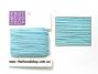 2mm Waxed Cotton Cord - Pale Blue